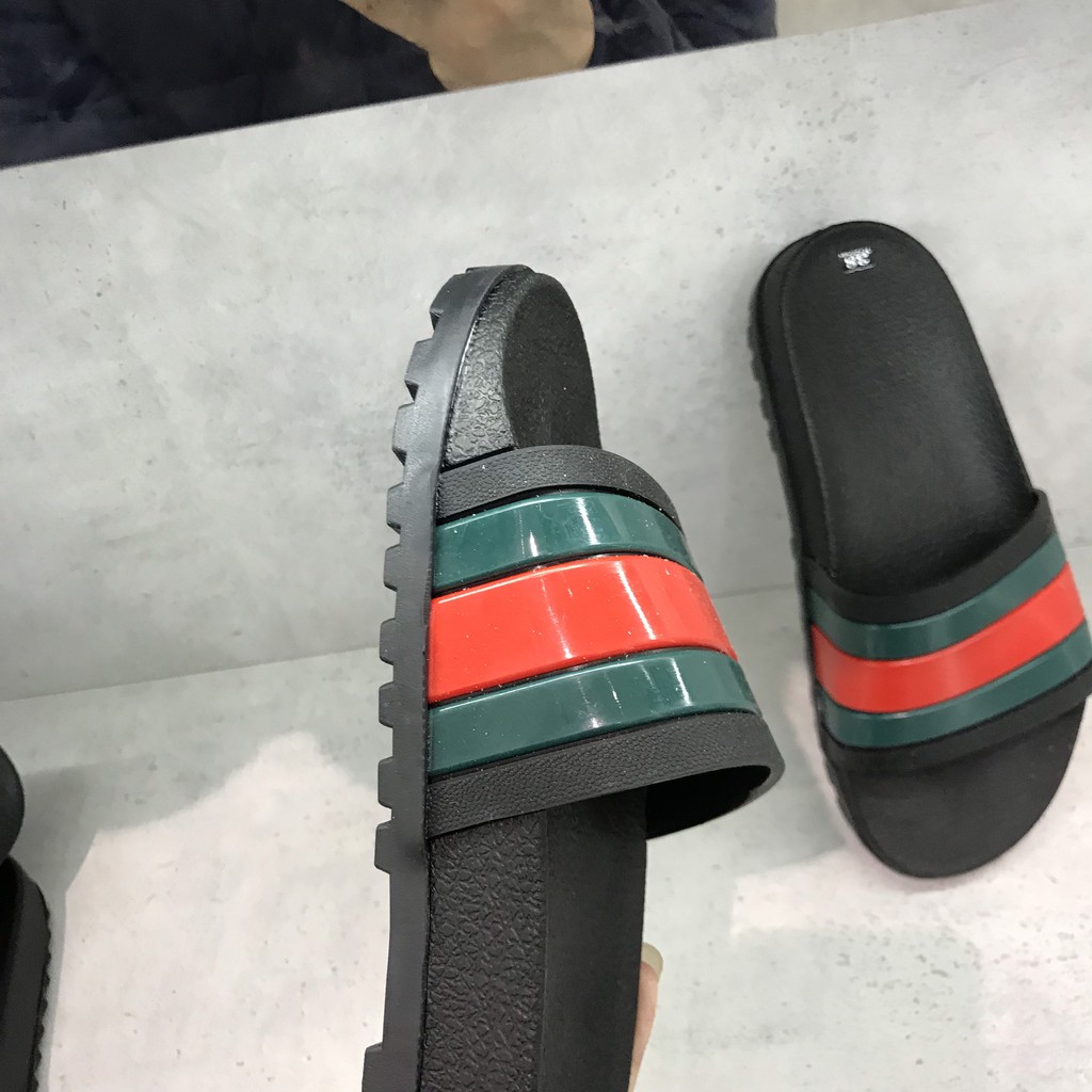 Dép lê nam gc vạch xanh đỏ,lê bảo bình đế cao su đủ size (38-42) phù hợp giới trẻ gc21_dép lê nam quai ngang
