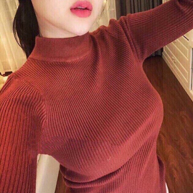 Áo len cổ 3 phân siêu hot siêu cá tính