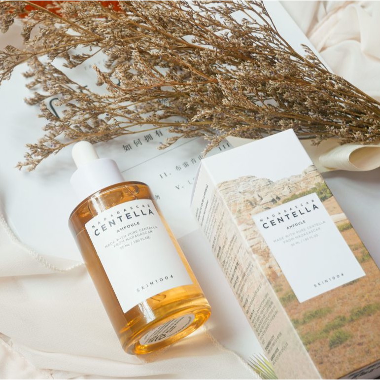 Serum Giảm Mụn Và Làm Dịu Dành Cho Da Nhạy Cảm - Skin1004 Madagascar Centella Ampoule Serum 55ml