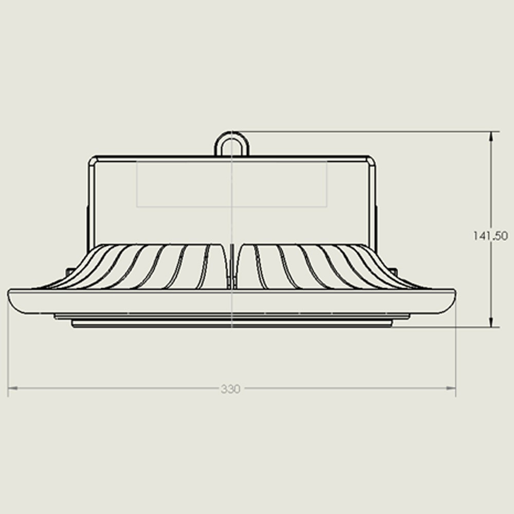 Đèn Led Trồng Hoa Lan - Chuyên Dụng Cho Trồng Hoa Lan - Dâu Tây - Cà Chua - Ánh Sáng Vàng - LED UFO330 150W/WBU