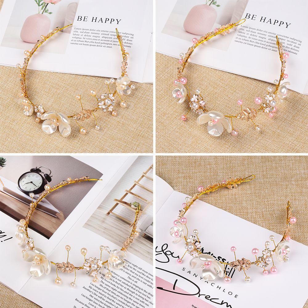 Vương Miện Hoa Cài Tóc Cô Dâu Sang Trọng