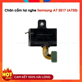 Chân jack tai nghe samsung galaxy a720 / a7 2017 zin bóc máy