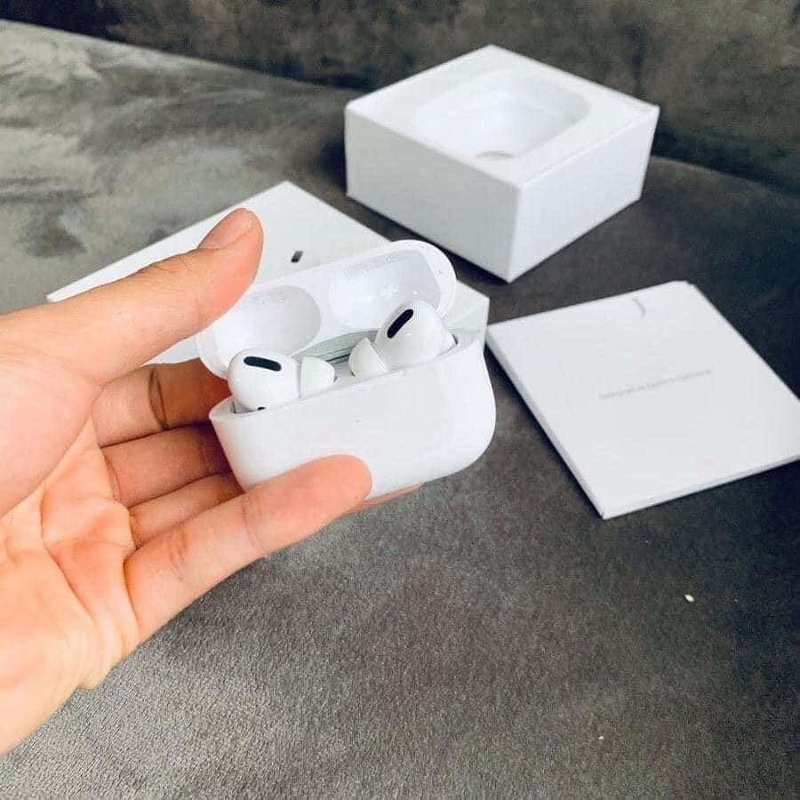 Tai nghe bluetooth bản Pro màu đen - trắng, tai nghe không dây pin trên 4h SD, pop-up báo pin, định vị, xuyên âm, khử ồn