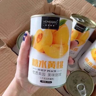Đào ngâm HONGQIAO 24k/1 hộp 425g