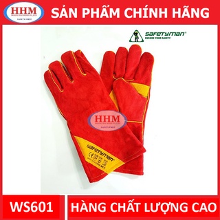 Găng tay da thợ hàn Safetyman WS601