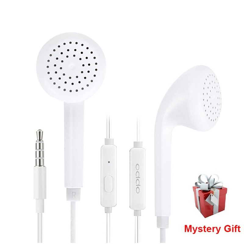 Fit for OPPO MH133 Realme RMA101 Universal Cell Phones 3.5mm Jack Headphone In-ear Stereo Sound Earphones