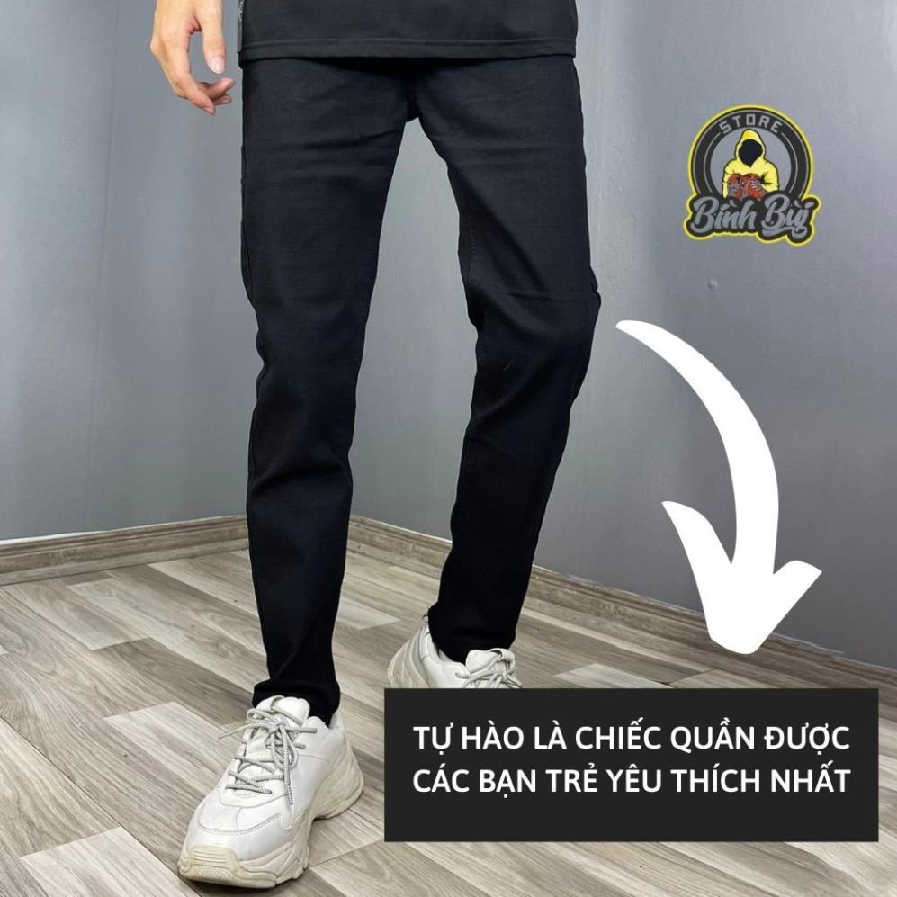 Quần Jean Nam Rách Gối Ống Côn Baggy Dáng Đứng Phong Cách Ulzzang Hàn Quốc -g2)( .