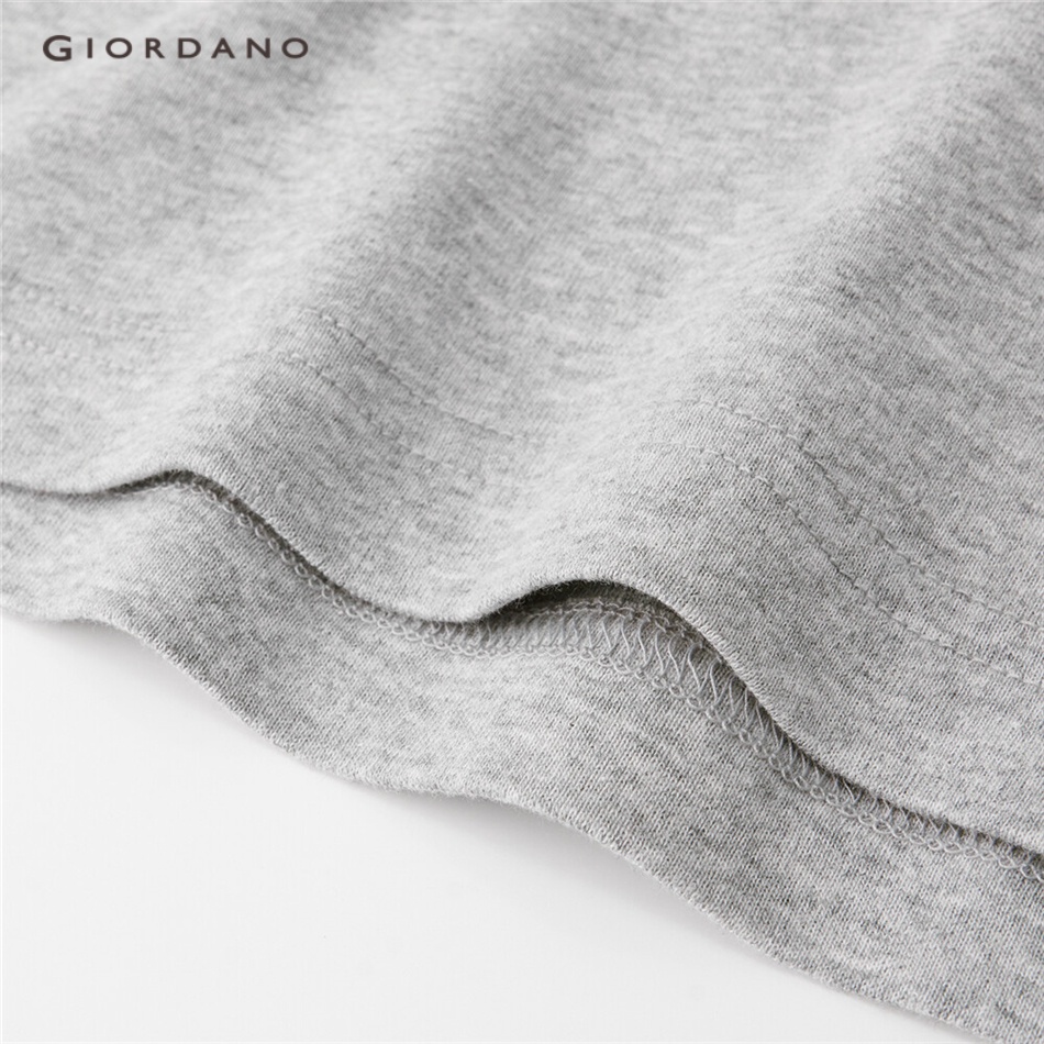 2 Áo ba lỗ GIORDANO 18242012 bằng cotton màu trơn cổ chữ U cho nam
