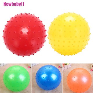 [BABY11] 22cm massage ball beach game inflatable ball toy children kids toy random color