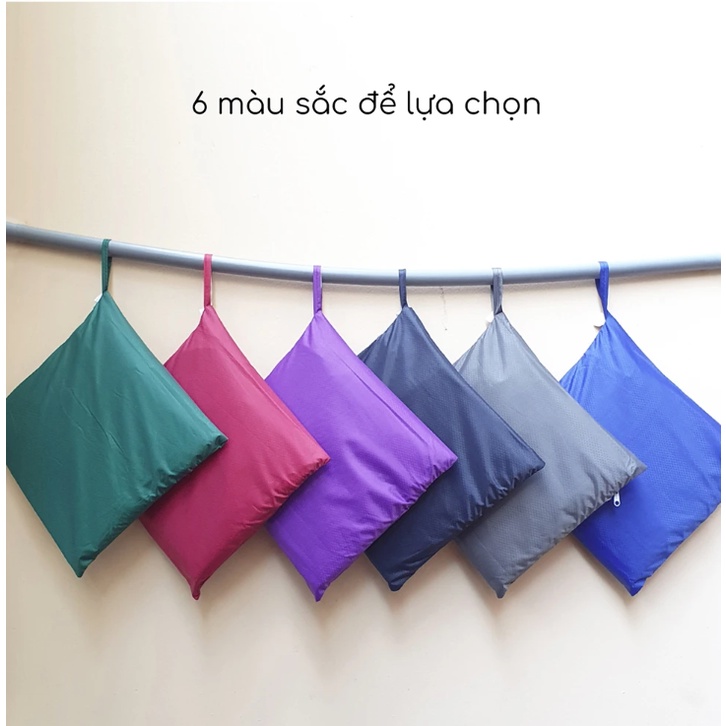 Áo mưa đi xe máy vảy cá vải dù có dây kéo phía trước, chất vải xịn không thấm nước, Kiều Tân Nhiên