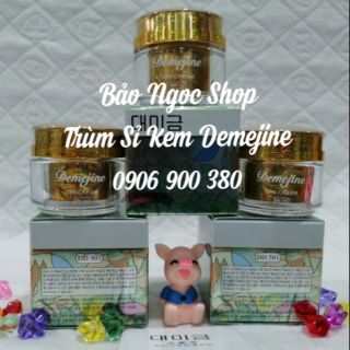COMBO SỈ 10 HỘP KEM XÓA MỤN DEMIJINE TRẮNG HỒNG