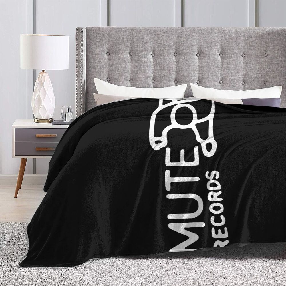 Mute Records Classic Electronic Music Depeche Mode Blanket Flannel Sleep Soft Sofa Blanket Warm Lightweight