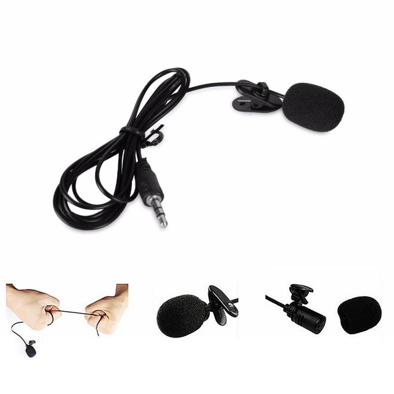 Micro cài áo có dây 3.5mm thiết kế nhỏ gọn tiện dụng cho điện thoại / máy tính