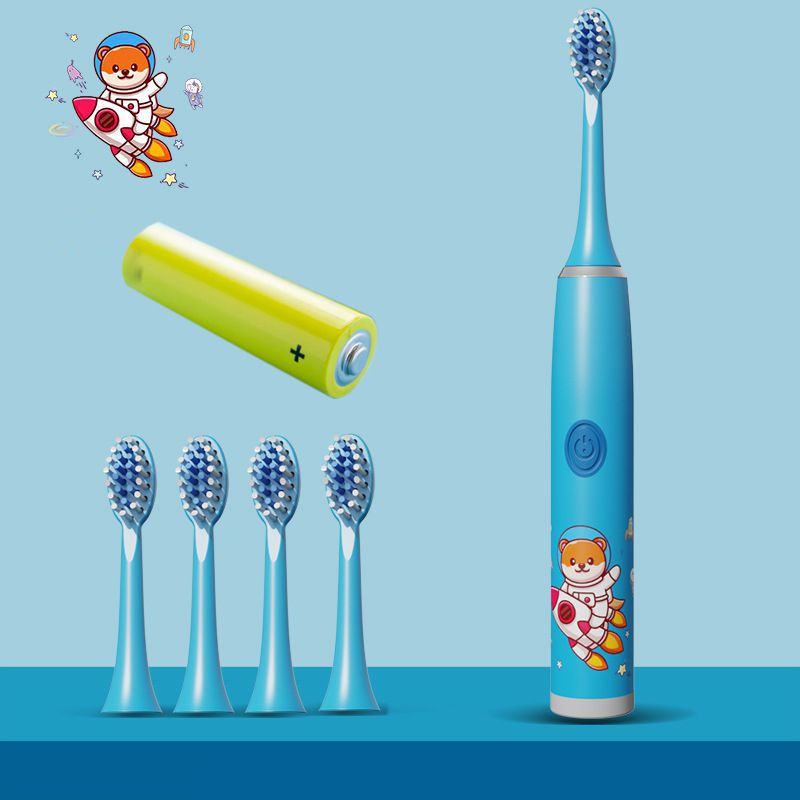 [Hàng mới về] Bàn chải đánh răng tự động chạy bằng pin dành cho trẻ em