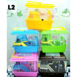 Lồng tầng hamster - Lồng chuột nắp nhựa
