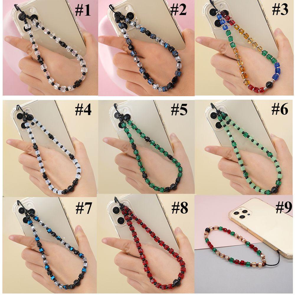 MAYSHOW Accessories Mobile Phone Chain Colorful Anti-Lost CellPhone Strap Lanyard Women Artificial|Fashion Beads Hanging Cord