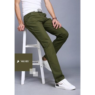 Quần kaki nam thời trang mk01 rêu