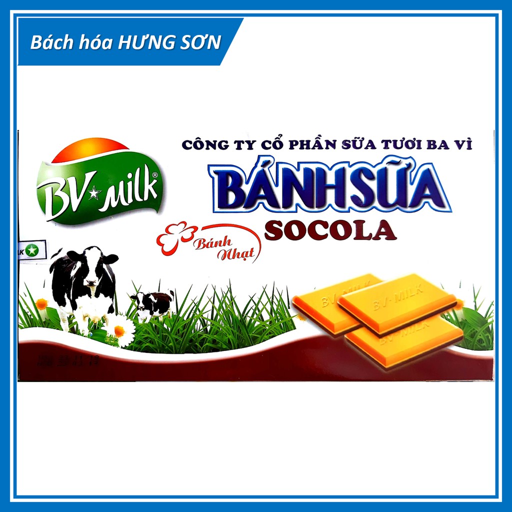 Bánh Sữa Nhạt Socola BVMILK Ba Vì 180g