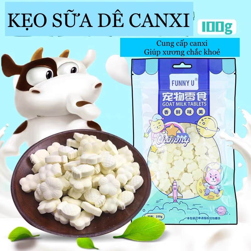 Kẹo sữa camxi cho chó mèo, kẹo sữa camxi cho thú cưng