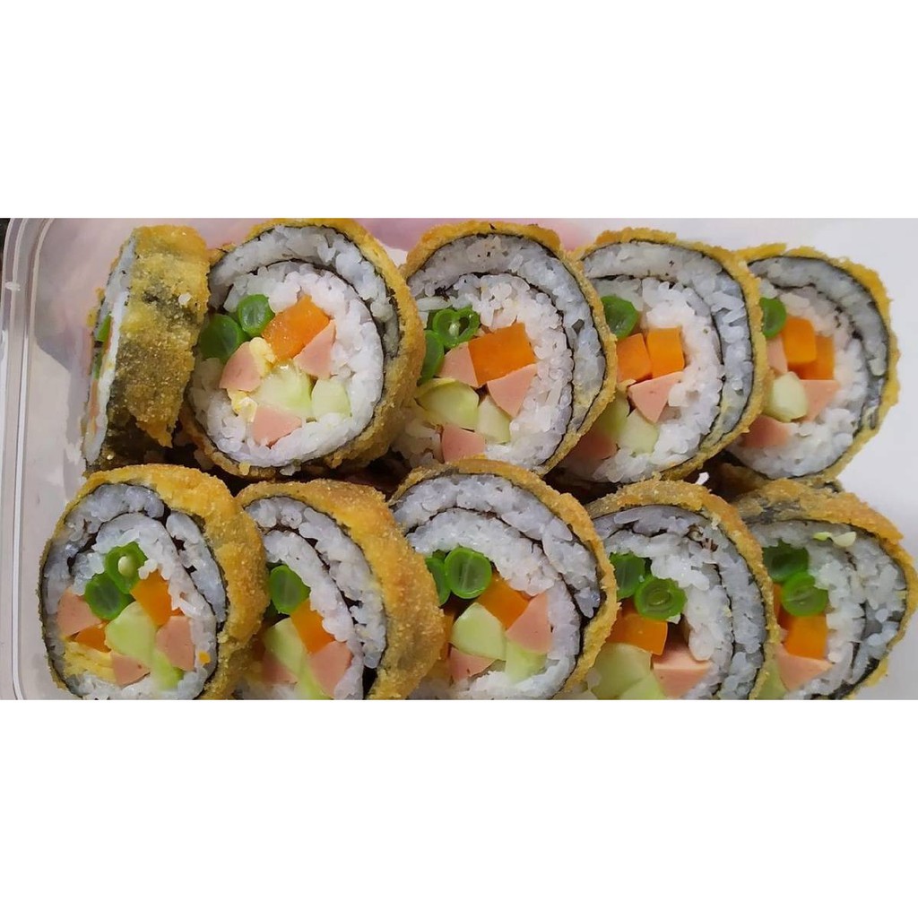 Gimbap chiên hộp 10 thanh  (chỉ giao hỏa tốc)