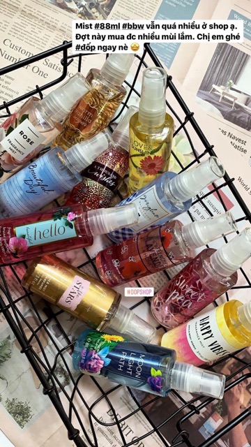 Xịt thơm cơ thể 88ml Bath and bodyworks | BigBuy360 - bigbuy360.vn