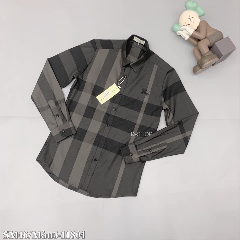 Sơ Mi nam Bubbery kẻ truyền thống