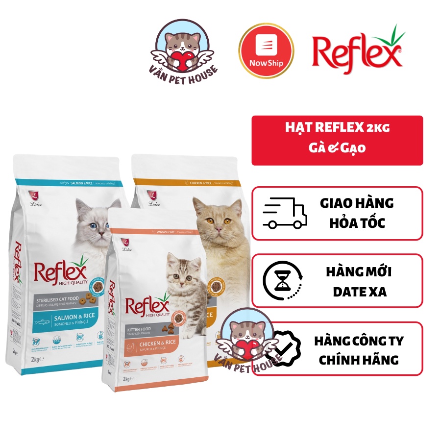 Hạt Reflex High Quality 2kg Mèo Con Mèo Lớn - Thành Phần Dinh Dưỡng Chất Lượng