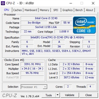 CPU core i5 3570