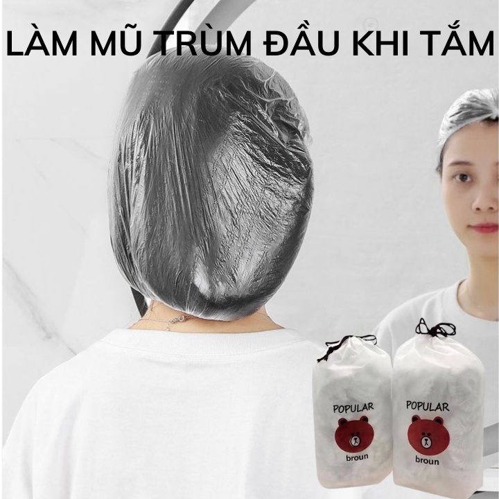 Màng Bọc Thực Phẩm Gấu Co Giãn Siêu Dai - Túi bọc thực phẩm Có Chun Hình Túi Gấu An Toàn Vệ Sinh