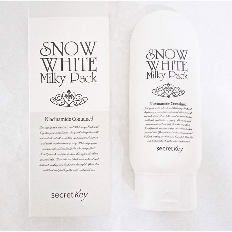 Kem Ủ Trắng Da  Secret Key Snow White Milky Pack