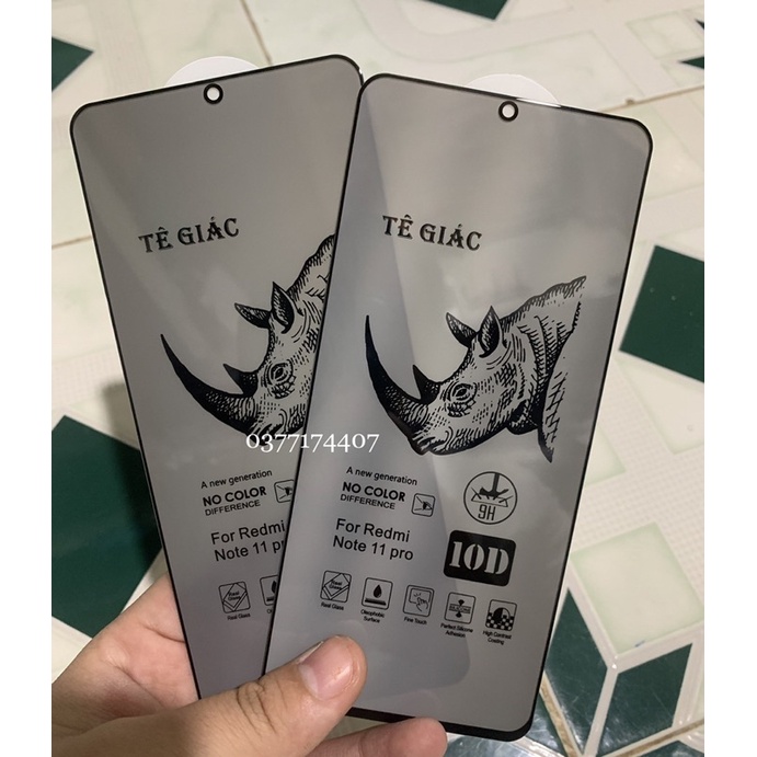 Kính cường lực tê giác chống nhìn trộm 10D cho Samsung A13, A23, A33, A32, A70, A71, A72, A53, A52, A51,M51, A73, A50