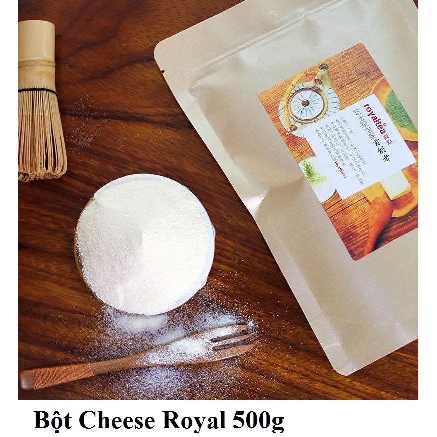 Bột kem cheese phô mai Royaltea 500gr (Túi giấy/Túi bạc đặc biệt)