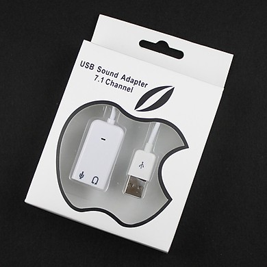 USB Sound Adapter 7.1 Có Dây - Bảo Hành Chính Hãng- Pk Máy Tính