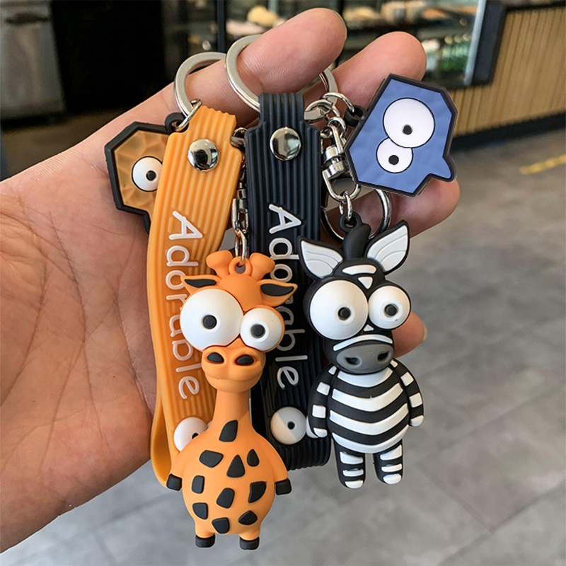 Móc Khóa Hình Động Vật Hoạt Hình Xinh Xắn