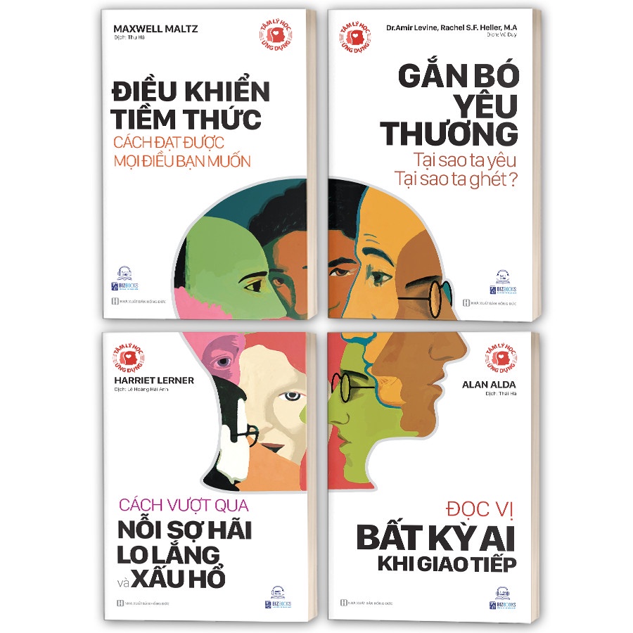 [MÃ giảm 40K]Sách - Trọn bộ Tâm lý học ứng dụng - Thấu hiểu con người "từ trong ra ngoài" (4 cuốn) - Lẻ tùy chọn