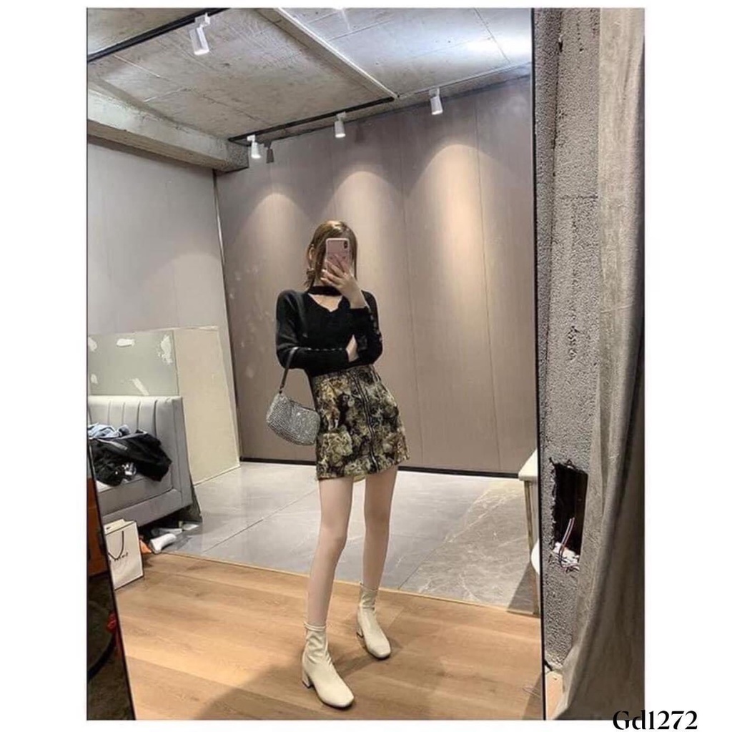 BỐT CỔ NGẮN 2 MÀU C26