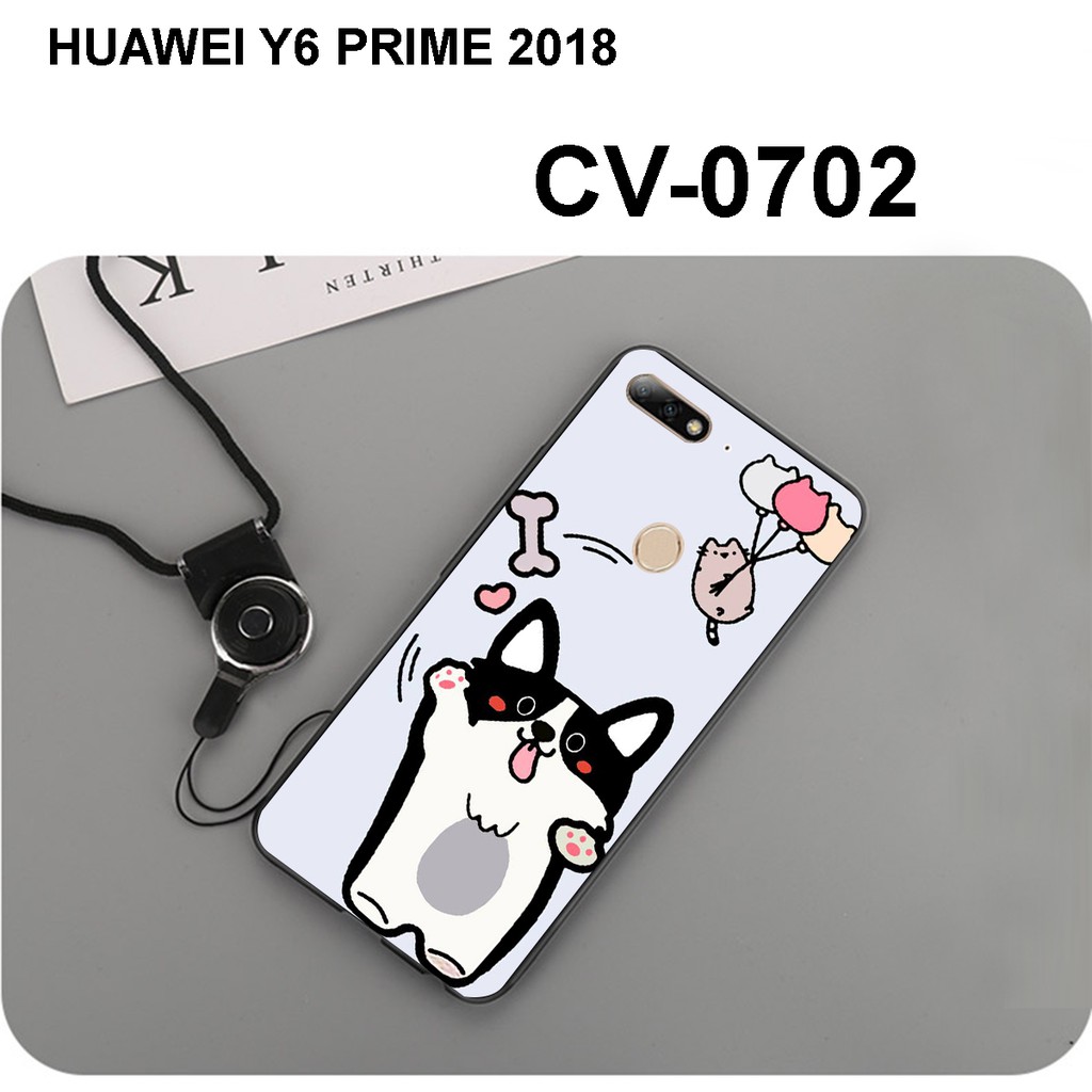 [SALE 30%] Ốp lưng Huawei Y6 Prime 2018 in hình đáng yêu