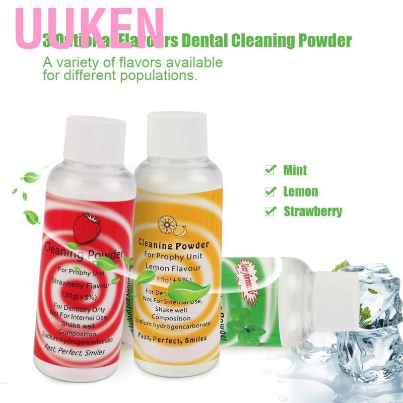 Bột làm sạch răng Uuken 3 mùi hương tùy chọn