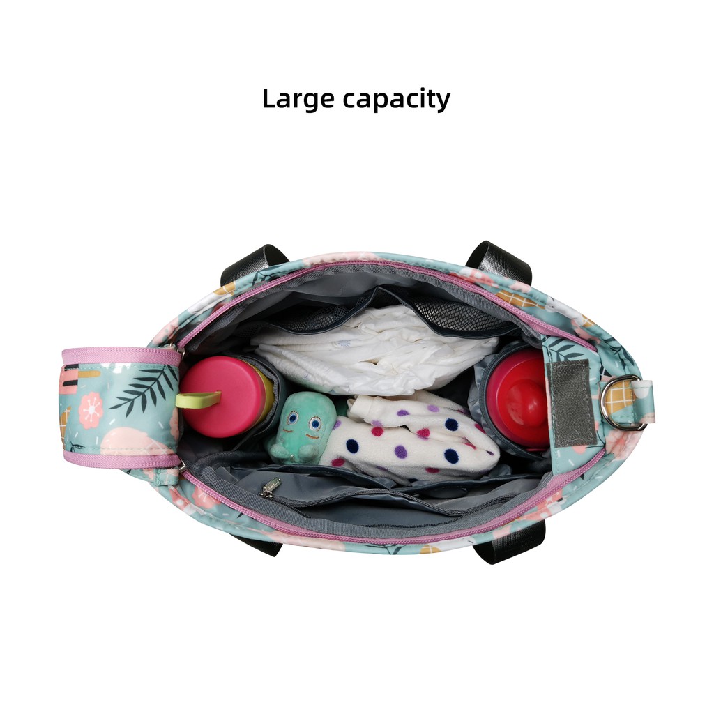 Túi đựng tã đa năng sức chứa lớn tiện dụng cho mẹ và bé