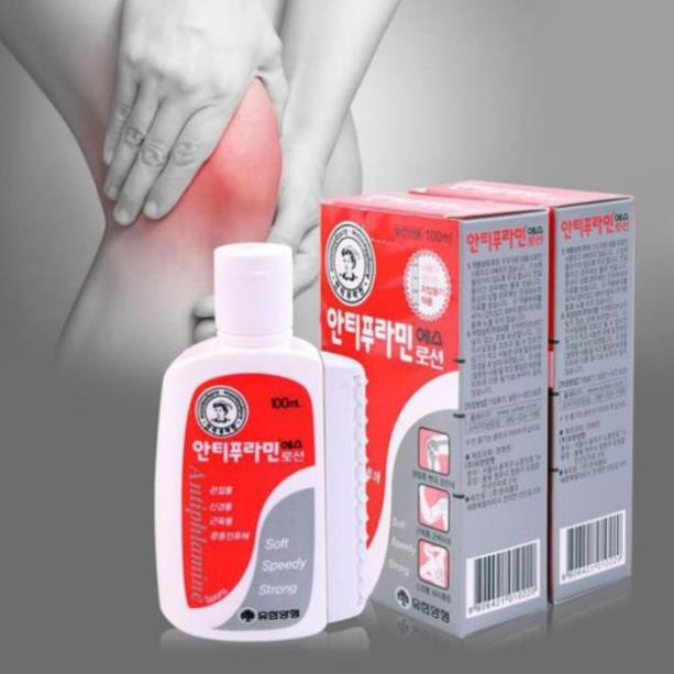 Dầu nóng hàn quốc chính hãng xoa bóp massage màu đỏ antiphlamine 100ml
