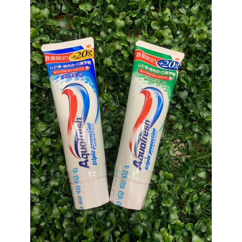 Kem đánh răng trắng răng Aquafresh bạc hà trà xanh