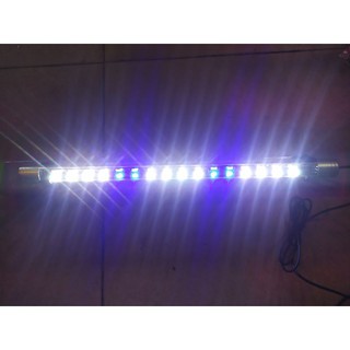 ĐÈN HỒ CÁ ĐỔI MÀU rgb - LED T8 - 2 hàng bóng (3 CHẾ ĐỘ SÁNG) CHO HỒ CÁ