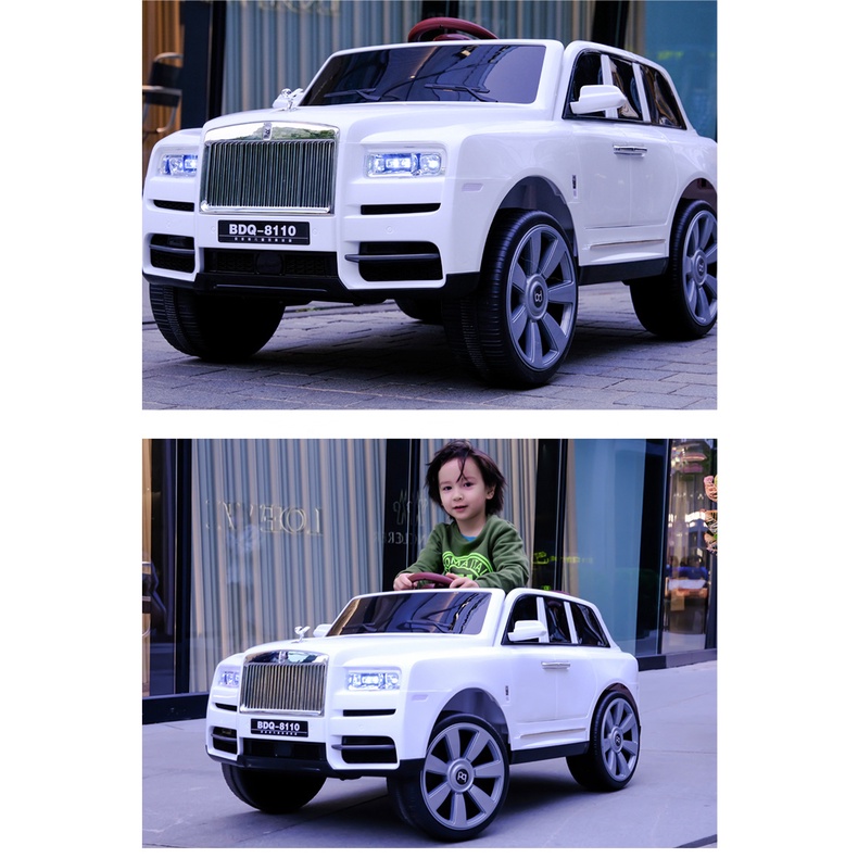 Xe ô tô điện trẻ em 2 chỗ ngồi hiệu Rolls Royce