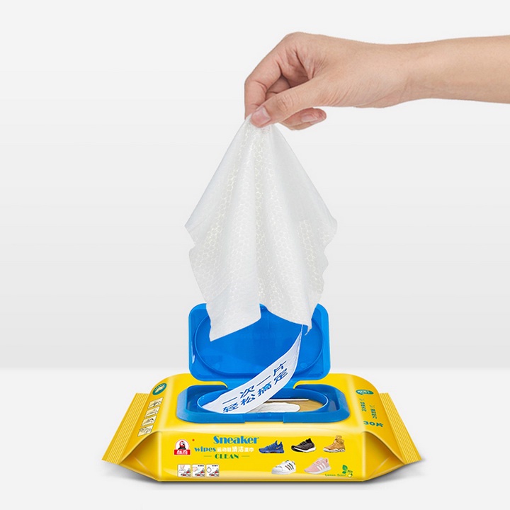 Hộp 30 Khăn Giấy Ướt Lau Giày Hàn Quốc Sneaker Wipes