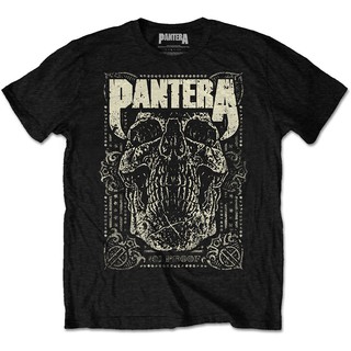 Áo thun tay ngắn in chữ Pantera '101 Proof Skull dành cho nam