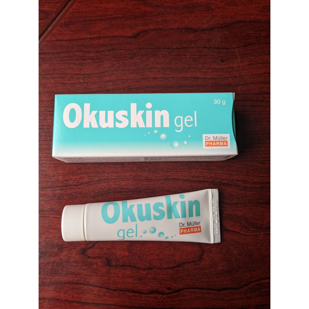 Gel bôi vết thương hở OKUSKIN (Date mới 2025) - Ngăn ngừa sẹo, Rạn da... 30g