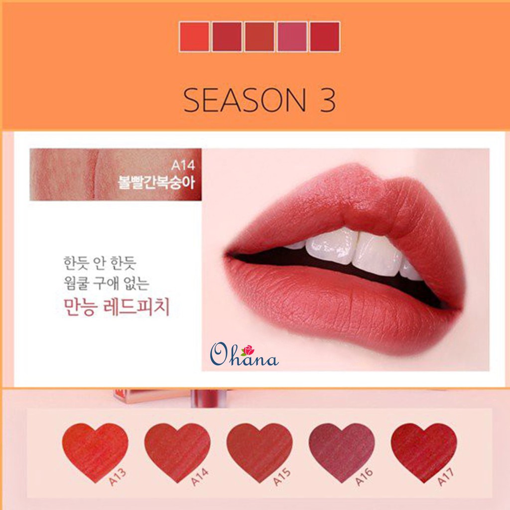 [Sẵn 22 Màu] Son Kem Lì Black Rouge Air Fit Velvet Tint | BigBuy360 - bigbuy360.vn