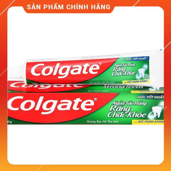 [Mã MEIHY1 Hoàn 8% đơn 199k] Kem đánh răng Colgate ngừa sâu răng chắc khoẻ 200g