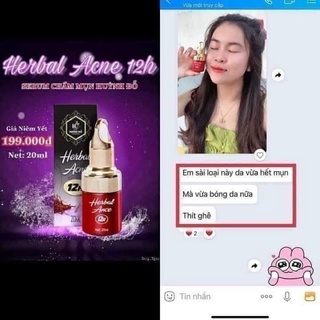 serum chấm mụn 12h Huỳnh Đỗ