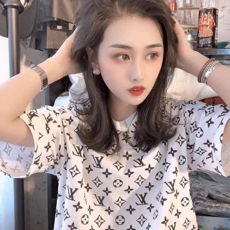 Áo Thun Tay lỡ Hoạ Tiết, Áo Phông Form Rộng Unisex